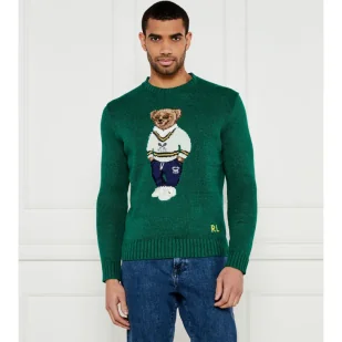 POLO RALPH LAUREN Lniany sweter Regular Fit - Swetry męskie - miniaturka - grafika 1