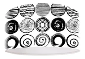 Lampy sufitowe - Macodesign Lampa wisząca Zakręcone koła foto-344-40cm, 60 W - miniaturka - grafika 1