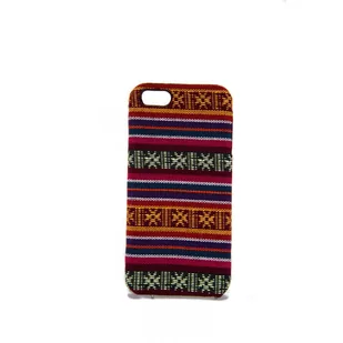 Materiałowe etui na telefon komórkowy Apple iPhone 5 / 5s / SE Cover Bumper Pink - Etui i futerały do telefonów - miniaturka - grafika 1