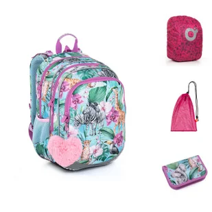 Topgal Komplet szkolny ELLY 23004 SET LARGE - Plecaki szkolne i tornistry - miniaturka - grafika 1
