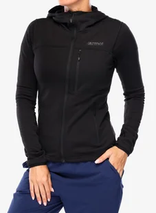 Bluza z kapturem damska Marmot Preon Hoody - black - Bluzy damskie - miniaturka - grafika 1
