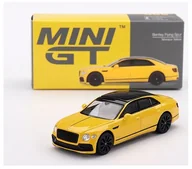 Samochody i pojazdy dla dzieci - Mini Gt Bentley Flying Spur 2023 Monaco Yellow 1:64 00955 - miniaturka - grafika 1