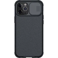 Etui i futerały do telefonów - Nillkin CamShield Pro Case Apple iPhone 12 Pro Max Black - miniaturka - grafika 1