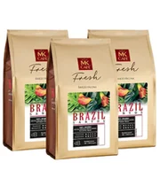 Kawa - ZESTAW - Kawa ziarnista MK Cafe Fresh Brazil Santos 3x1kg - miniaturka - grafika 1