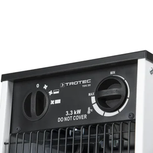 Trotec Nagrzewnica elektryczna TDS 20 biała + Przedłużacz Profi 20 m / 230 V / 2,5 mm² - Nagrzewnice - miniaturka - grafika 1