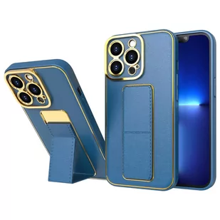 New Kickstand Case etui do iPhone 12 Pro z podstawką niebieski - Etui i futerały do telefonów - miniaturka - grafika 1