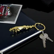 Breloki - Brelok Do Kluczy Złoty Jaguar Metalowy - miniaturka - grafika 1