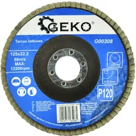 Tarcze do pił - Geko Tarcza listkowa 125mm P120 10/200 - miniaturka - grafika 1