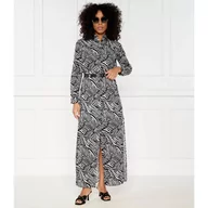 Sukienki - Michael Kors Sukienka ZEBRA SLIT MAXI - miniaturka - grafika 1