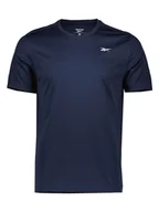 Koszulki sportowe męskie - Reebok Koszulka sportowa w kolorze granatowym - miniaturka - grafika 1