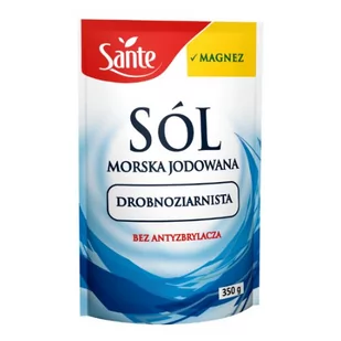 Sante SÓL MORSKA Z MAGNEZEM 350 G. P1--1737 - Przyprawy i zioła sypkie - miniaturka - grafika 1