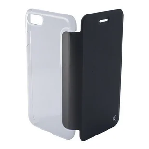 Ksix b0935fu24 etui ochronne pokrowiec ochronny z przezroczysty do Apple iPhone 7, czarny - Etui i futerały do telefonów - miniaturka - grafika 2