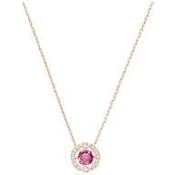 Naszyjniki - Swarovski, Naszyjnik, Sparkling Dance Round Necklace, Red, 5279421 - miniaturka - grafika 1