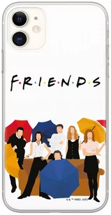 Etui Friends 001 Friends Nadruk pełny Biały - Etui i futerały do telefonów - miniaturka - grafika 1