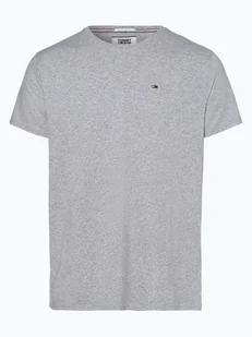 Tommy Jeans T-shirt męski Mężczyźni Bawełna szary jednolity, M - Koszulki męskie - miniaturka - grafika 1