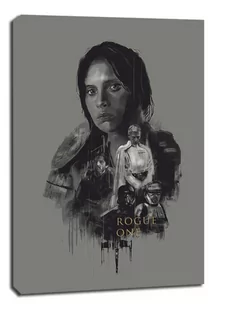 Star Wars Gwiezdne Wojny Łotr 1 - obraz na płótnie Wymiar do wyboru: 60x80 cm - Obrazy i zdjęcia na płótnie - miniaturka - grafika 1