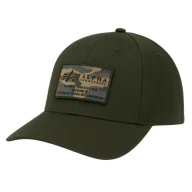 Odzież taktyczna i umundurowanie - Alpha Industries Czapka Crew Camo Cap 156903 142 - Ciemnooliwkowa - miniaturka - grafika 1