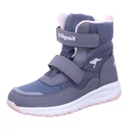 Kozaki damskie - KangaROOS KP-Nala V RTX kozaki, Steel Grey/Frost różowe, 40 EU - miniaturka - grafika 1