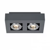 Lampy sufitowe - Italux Plafon Casemiro IT8002S2-BK/AL - miniaturka - grafika 1