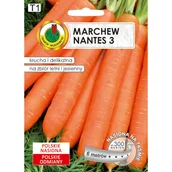 Nasiona i cebule - Marchew jadalna Nantes 3 nasiona na taśmie 6m Pnos - miniaturka - grafika 1