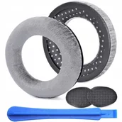 Akcesoria do słuchawek - Nauszniki Pady Gąbki Nakładki Do Beyerdynamic Dt880 Dt770 Dt990 Pro Szare - miniaturka - grafika 1