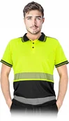 Odzież robocza - Koszulka polo ostrzegawcza z siateczki Reis IGUANA PS YB r. L - miniaturka - grafika 1