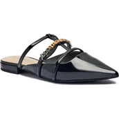 Klapki i japonki damskie - Pinko Mule GIANIRA 20 | z dodatkiem skóry - miniaturka - grafika 1