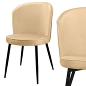 Krzesła - Krzesło Do Salonu Jadalni Tapicerowane Nowoczesne - miniaturka - grafika 1