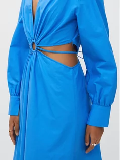 Sukienki - Mango Sukienka codzienna Brown 27008641 Niebieski Regular Fit - grafika 1
