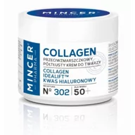 Kremy do twarzy - Mincer Pharma Collagen 50+ krem półtłusty przeciwzmarszczkowy  50 ml - miniaturka - grafika 1