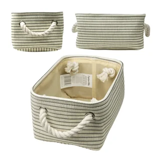 Organizer kosz do przechowywania na zabawki kosmetyki ze sznurem 31*22*14 cm M - Meble modułowe i akcesoria Organizer kosz do przechowywania na zabawki kosmetyki ze sznurem 31*22*14 cm M - Meble modułowe i akcesoria - miniaturka - grafika 1