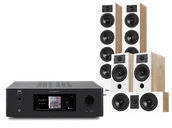 Kino domowe - NAD T 778 (czarny) + Diva 6 + 3 + 7 (dąb) - miniaturka - grafika 1