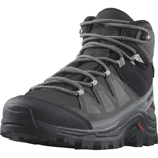 Salomon Damskie buty trekkingowe Quest Rove Gore-TEX Hiking Shoe, czarne/magnetyczne/Quiet Shade, rozmiar 36 EU, Black Magnet Quiet Shade, 36 EU - Buty trekkingowe damskie - miniaturka - grafika 1
