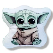Kołdry i poduszki dla dzieci - Poduszka yoda maskotka Baby Yoda przytulanka Yoda - miniaturka - grafika 1