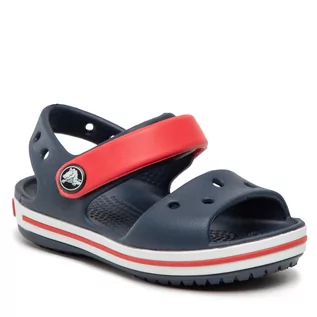 Sandały damskie - Crocs Sandały Crocband Sandal Kids 12856 Navy/Red - grafika 1