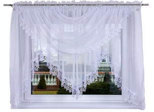 Firana Gotowa Galicja 400x180 Woal Firanka 180 - Firany - miniaturka - grafika 1