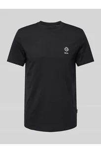 T-shirt z wyhaftowanym motywem i napisem model JANUS - Blend - Koszulki męskie - miniaturka - grafika 1