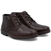 Botki męskie - Trzewiki męskie wodoodporne Rieker 15324-25 BROWN R.40 - miniaturka - grafika 1