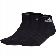 Skarpetki męskie - Skarpety adidas Thin and Light Ankle Socks 3P czarne IC1282 46-48 - miniaturka - grafika 1