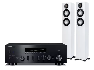 Yamaha R-N600A (czarny) + Carina FS247.4 (biały) - Zestawy stereo - miniaturka - grafika 1