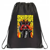 Torby szkolne - P144 PLECAK WOREK NA BUTY SKIBIDI TOILET CAMERA MAN CZARNY PREZENT - miniaturka - grafika 1