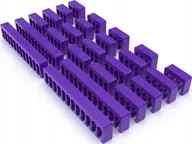 Akcesoria do komputerów stacjonarnych - AsiaHorse AsiaHorse fioletowe grzebienie combs do uporządkowania przewodów - miniaturka - grafika 1