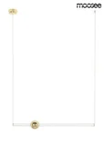 Lampy sufitowe - Lampa wisząca MOOSEE LIBRA 90 IN biała / złota - miniaturka - grafika 1