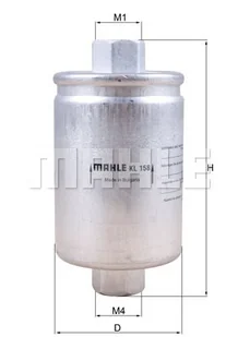 Filtr paliwa Mahle KL 158 - Filtry paliwa - miniaturka - grafika 1