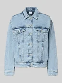 Kurtki damskie - Kurtka dżinsowa o kroju regular fit z mieszanki bawełny model 'TESSA' - miniaturka - grafika 1