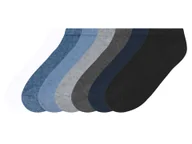 Skarpetki dla dzieci - pepperts!® Skarpetki stopki dziecięce z biobawełną, 7 par (niebieski/biały/szary/granatowy/czarny, 39-42) - miniaturka - grafika 1