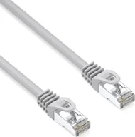 Kable komputerowe i do monitorów - Lsoh S/FTP patchcord, Cat.6a, RJ45 M - RJ45 M, 2 m, podwójnie ekranowany, LSOH, szary, 10 Gb/s economy - miniaturka - grafika 1