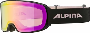 Alpina M40 Nakiska Q-Lite Gogle Narciarskie Snowboardowe Black-Rose Matt - Gogle narciarskie - miniaturka - grafika 1
