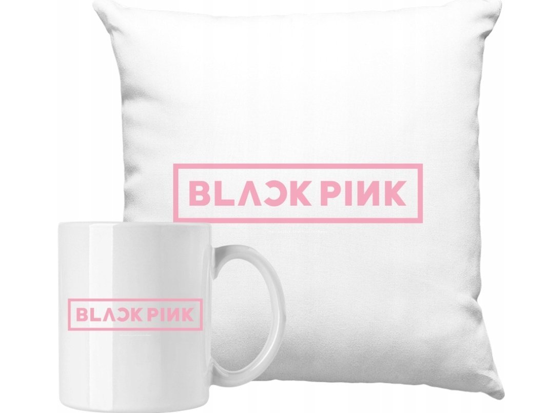 ZESTAW PODUSZKA + KUBEK BLACKPINK Pomysł Na Prezent +IMIĘ #3