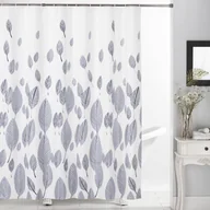 Zasłony - Galicja Zasłona prysznicowa PEVA w liście 180x180cm 1 szt. - miniaturka - grafika 1